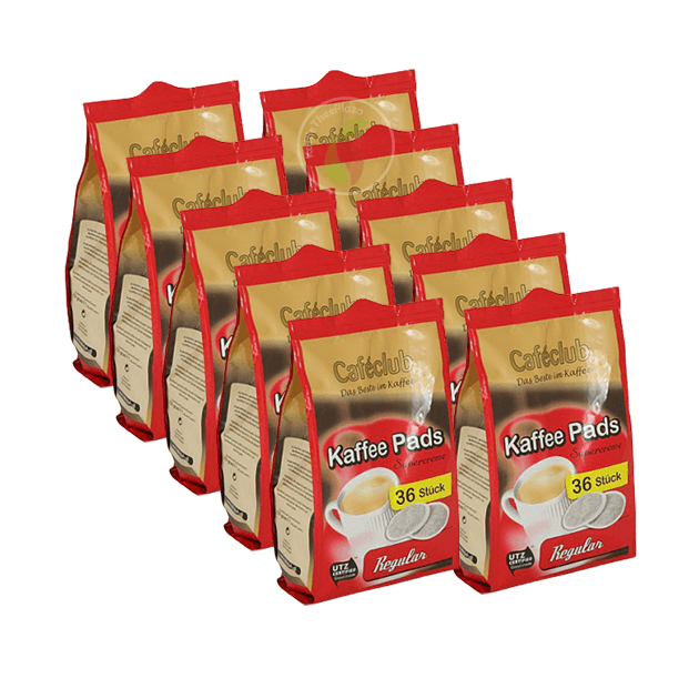 KoffieTheePlaza Cafeclub Supercreme Regular Koffiepads 36 stuks aanbieding