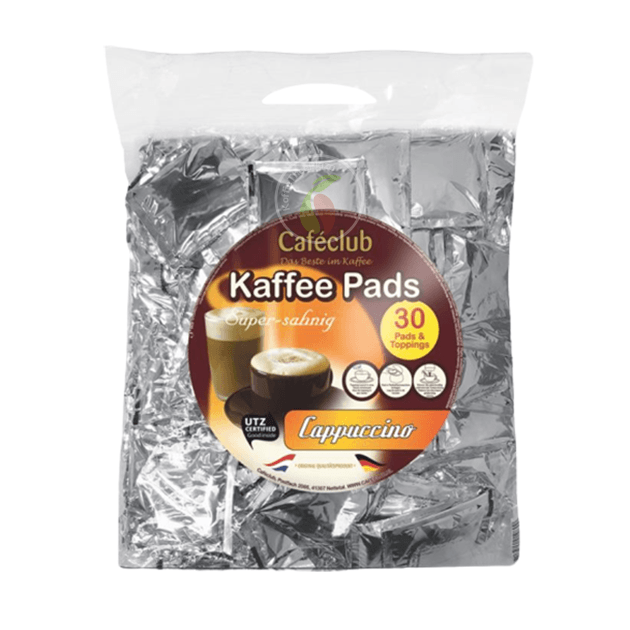 Cafeclub Supercreme Cappuccino Megabeutel Koffiepads 30 stuks