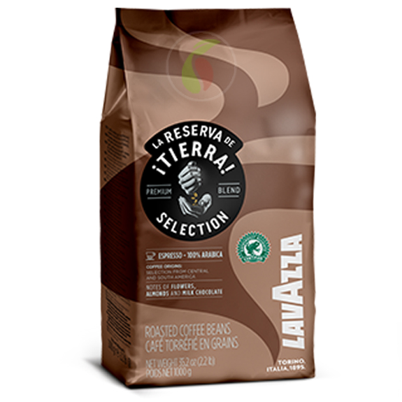 KoffieTheePlaza Lavazza Tierra Selection Koffiebonen 1 kg aanbieding