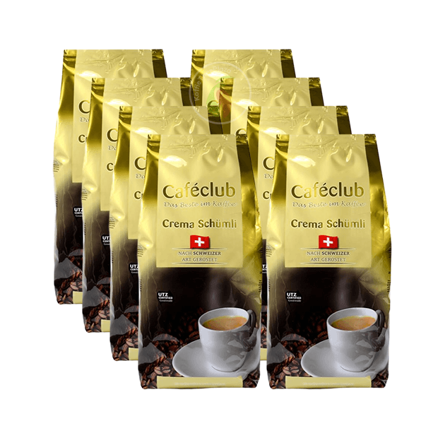 KoffieTheePlaza Cafeclub Crema Schumli Koffiebonen 1 kg aanbieding