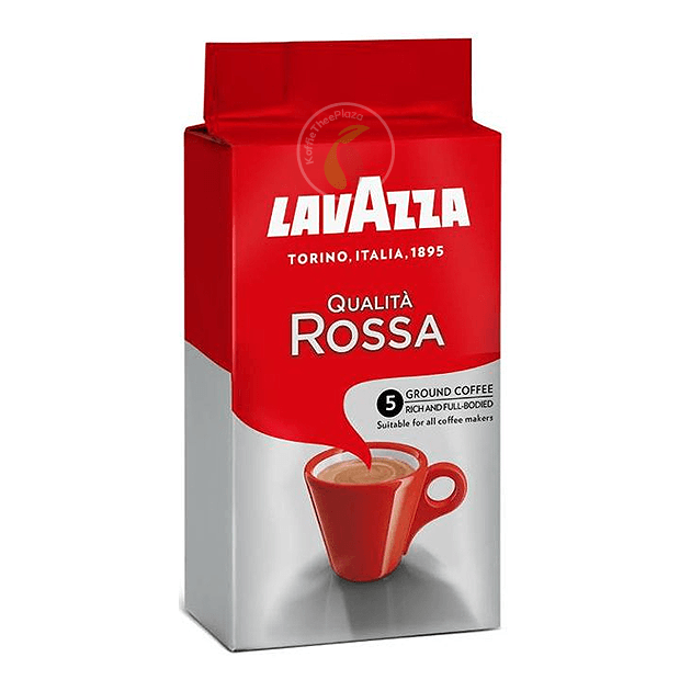 KoffieTheePlaza Lavazza Qualita Rossa Filterkoffie Pack 250 gram aanbieding