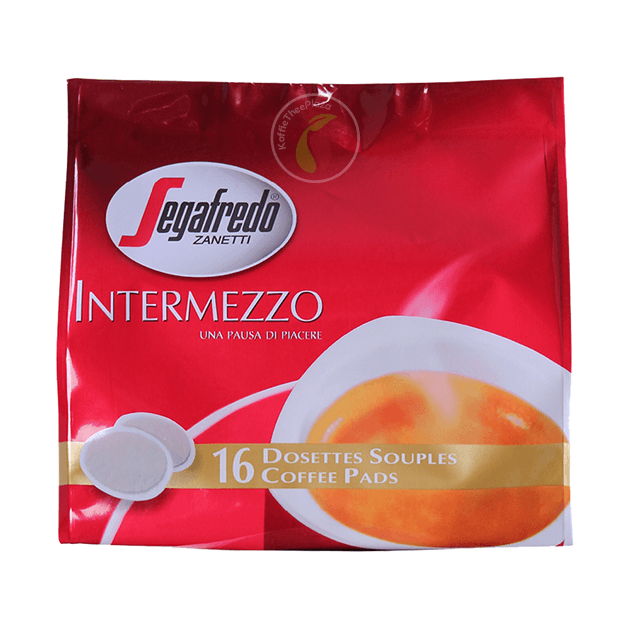 KoffieTheePlaza Segafredo Intermezzo Koffiepads 16 stuks aanbieding