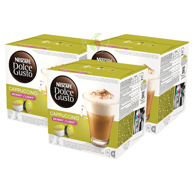 KoffieTheePlaza Nescafe Dolce Gusto Cappuccino Light Koffiecups 16 stuks aanbieding