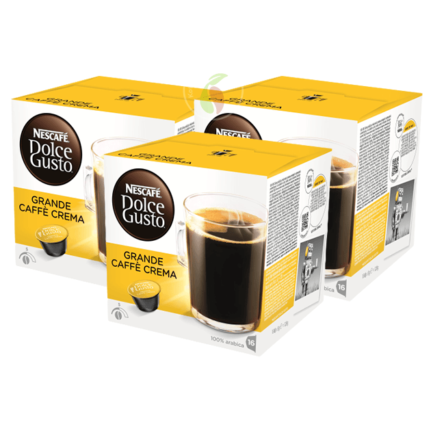 KoffieTheePlaza Nescafe Dolce Gusto Grande Caffe Crema Koffiecups 16 stuks aanbieding