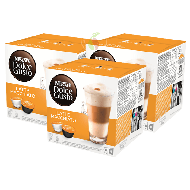 Nescafe Gusto Latte Macchiato Koffiecups 16 stuks | Thee Plaza