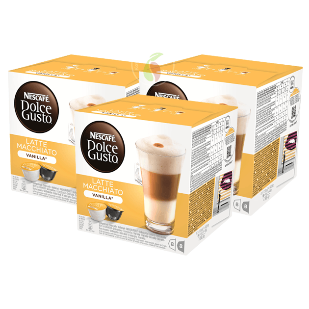 Nescafe Dolce Gusto Latte Macchiato Vanilla Koffiecups 16 stuks