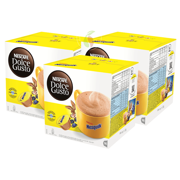 KoffieTheePlaza Nescafe Dolce Gusto Nesquik Koffiecups 16 stuks aanbieding