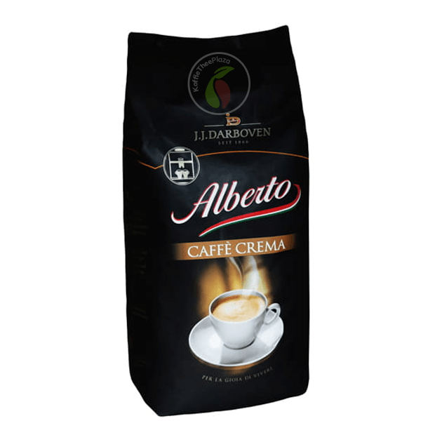 KoffieTheePlaza Alberto Caffe Crema Koffiebonen 1 kg aanbieding