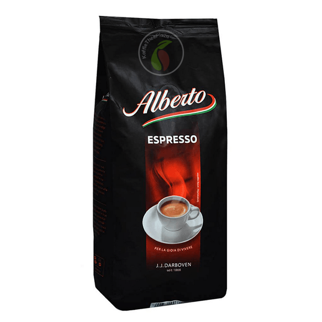 KoffieTheePlaza Alberto Espresso Koffiebonen 1 kg aanbieding