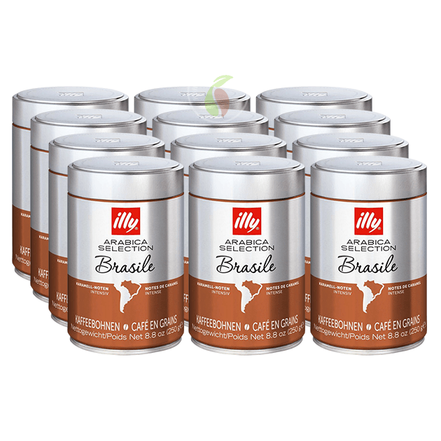 KoffieTheePlaza illy Monoarabica Brazilië Koffiebonen 250 gram aanbieding