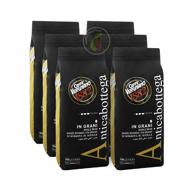 Vergnano Antica Bottega 6 x 1 kg: Koffiebonen