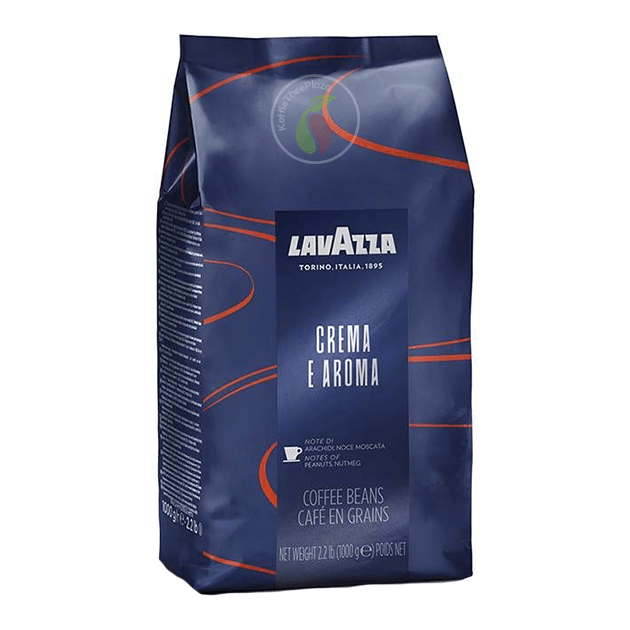 KoffieTheePlaza Lavazza Crema e Aroma Espresso Blue Koffiebonen 1 kg aanbieding